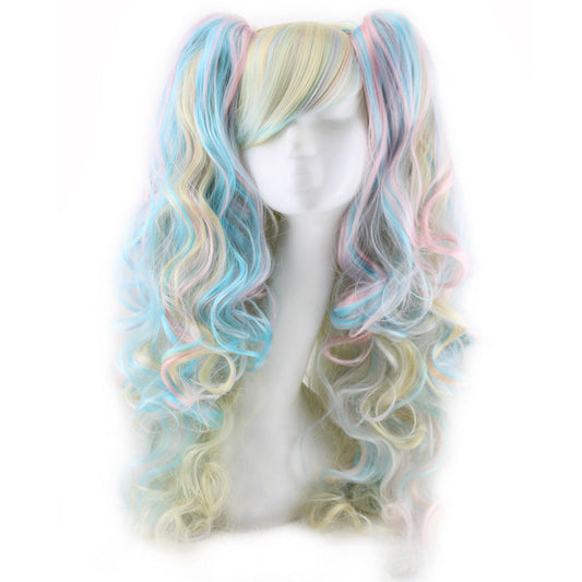 Vibrant Long Curly Wigs