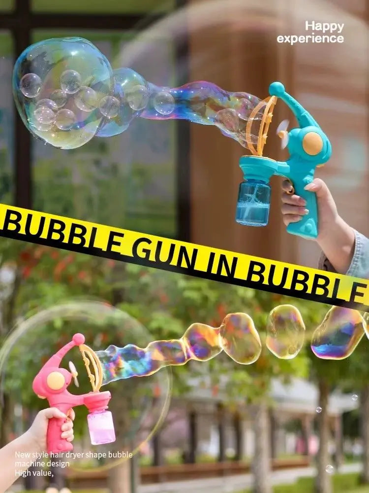 Bubbles Machine Electric Bubble Gun Automatic Kids Toy